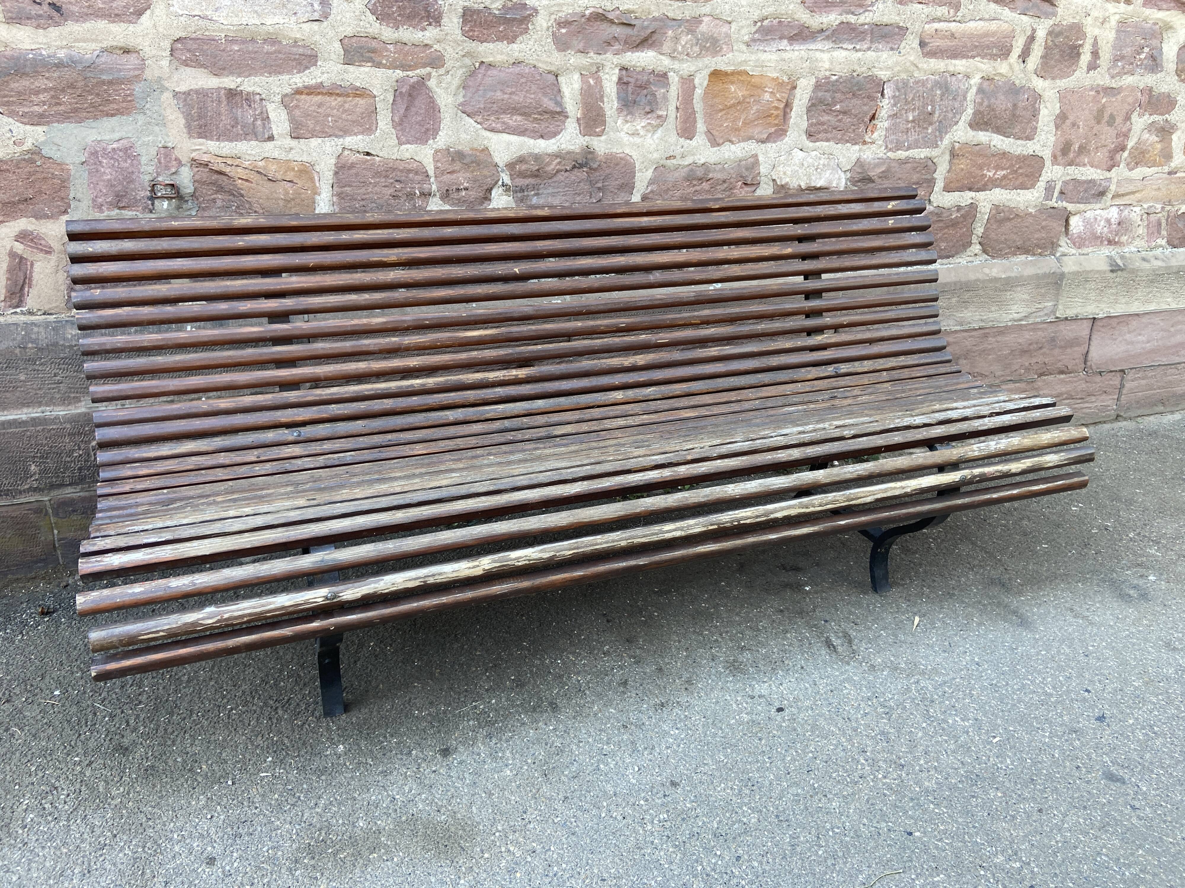 Vintage park bench