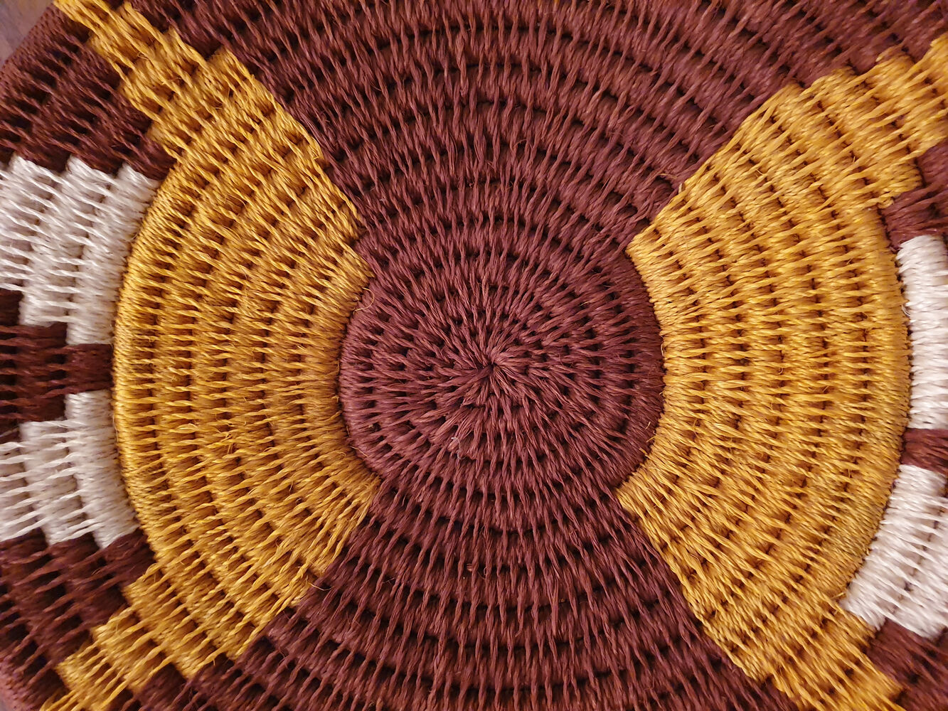African wall basket, woven basket, ethnic and natural, Boswana