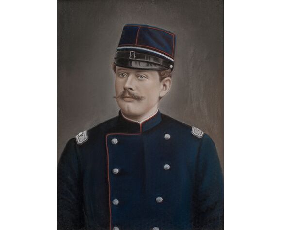 Portrait homme 1900 tirage d’art