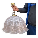 Large Pink Murano Glass Light Pendant 1970’s