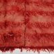 Tapis vintage tissé turc rouge doux 4x7, 128x216 cm
