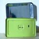 Stube - vintage green kitchen scale in enameled metal - force 10