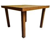 Square Wenge Coffee Table/Side Table, 1970s