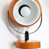 Eyeball spage age table lamp 1970's orange