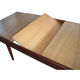 Extensible in the 1960s teak dining table