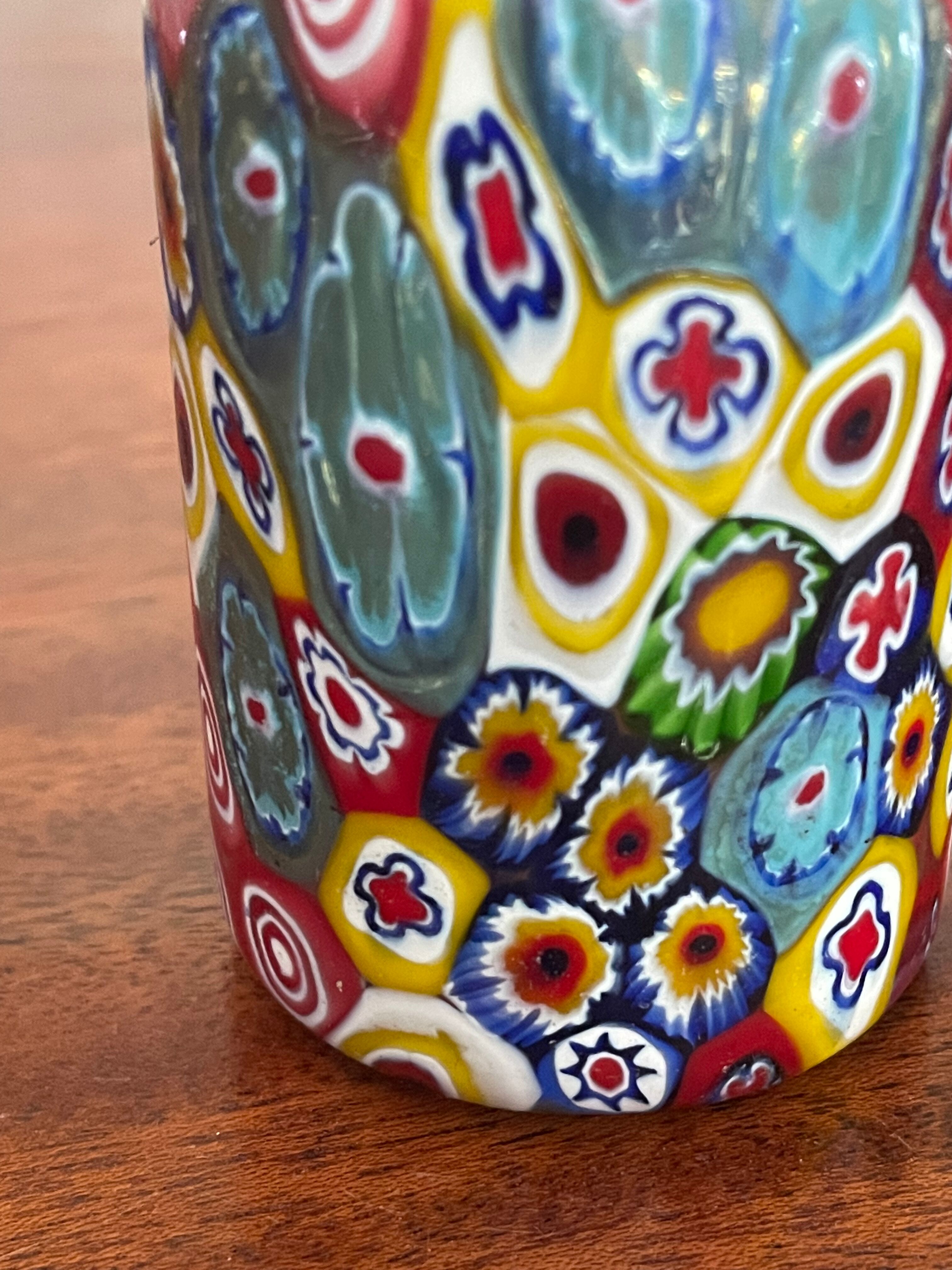 Flacons millefiori Murano vintage
