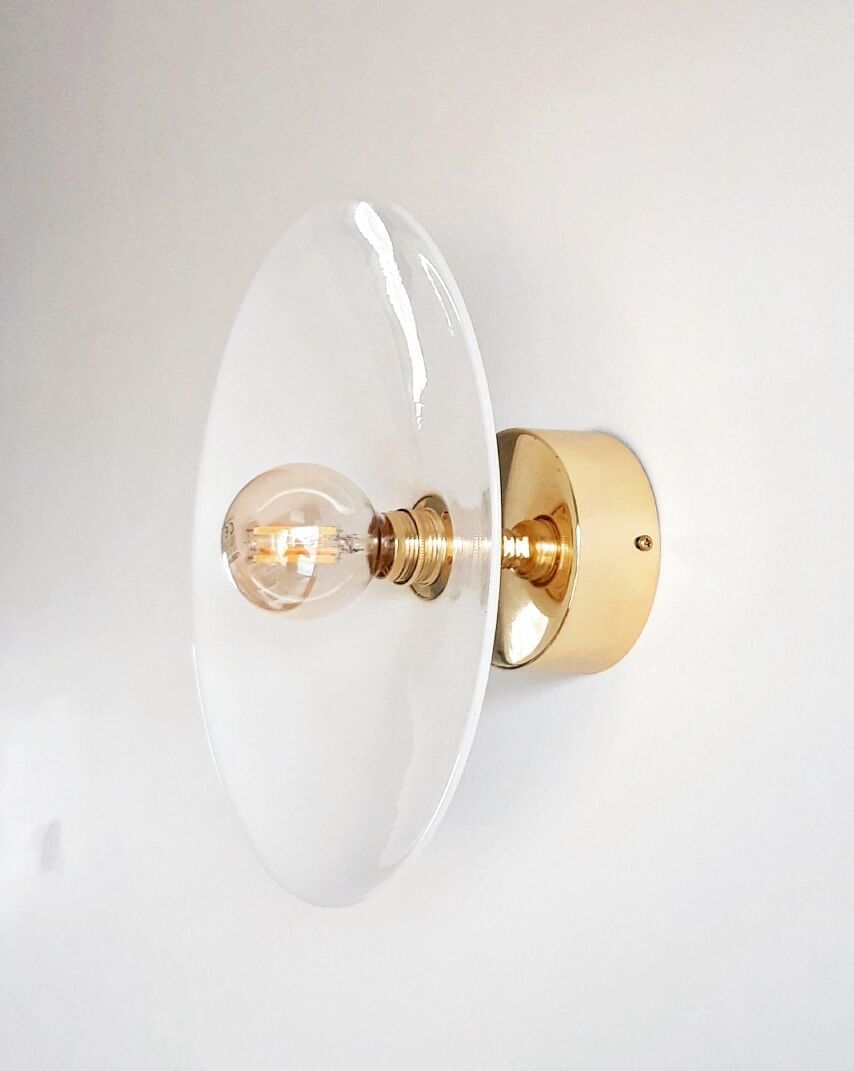 Vintage white opaline wall lamp lot
