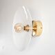 Vintage white opaline wall lamp lot