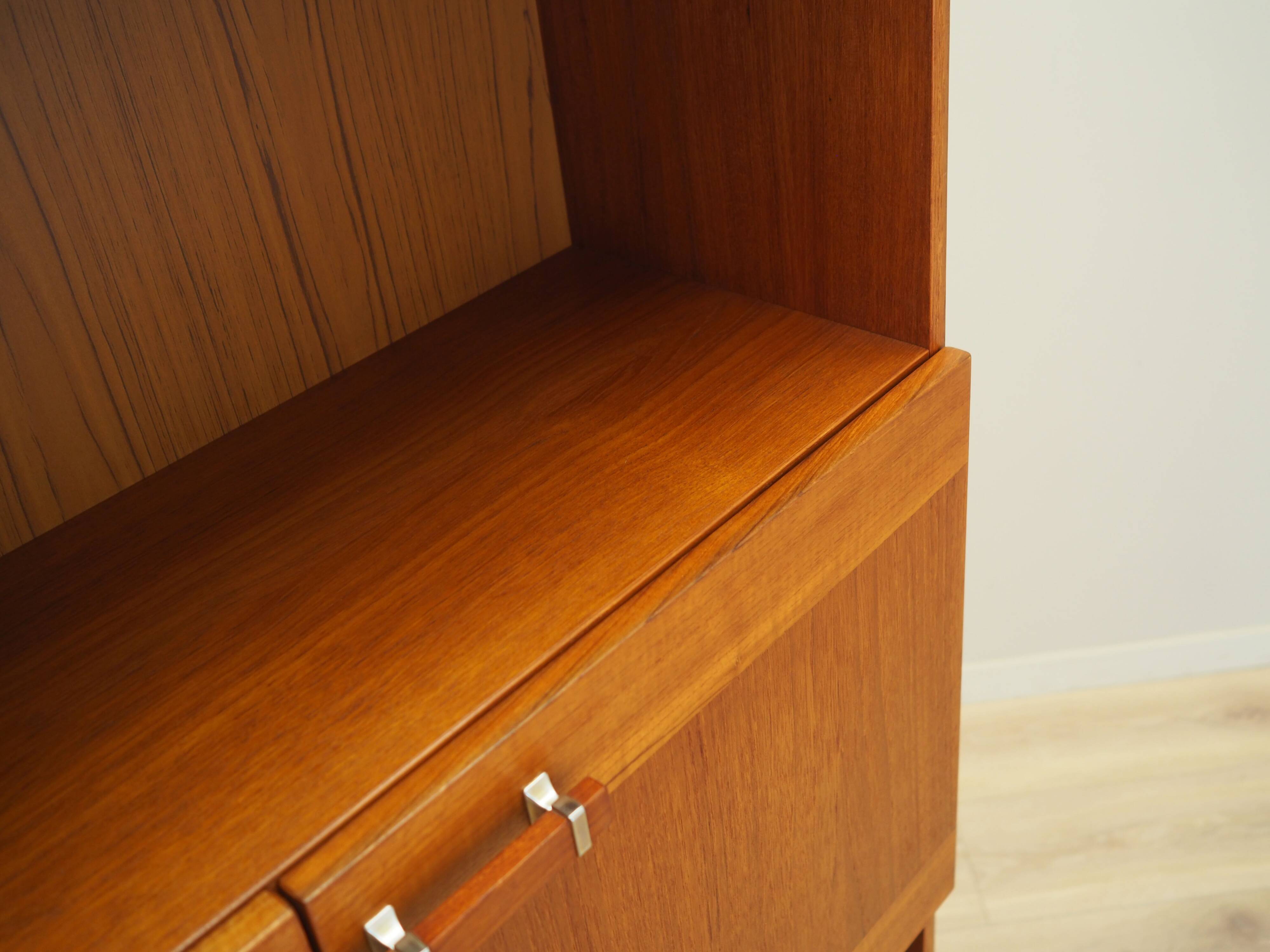 Teak bookcase, Danish design, 1970s, produced in Denmark