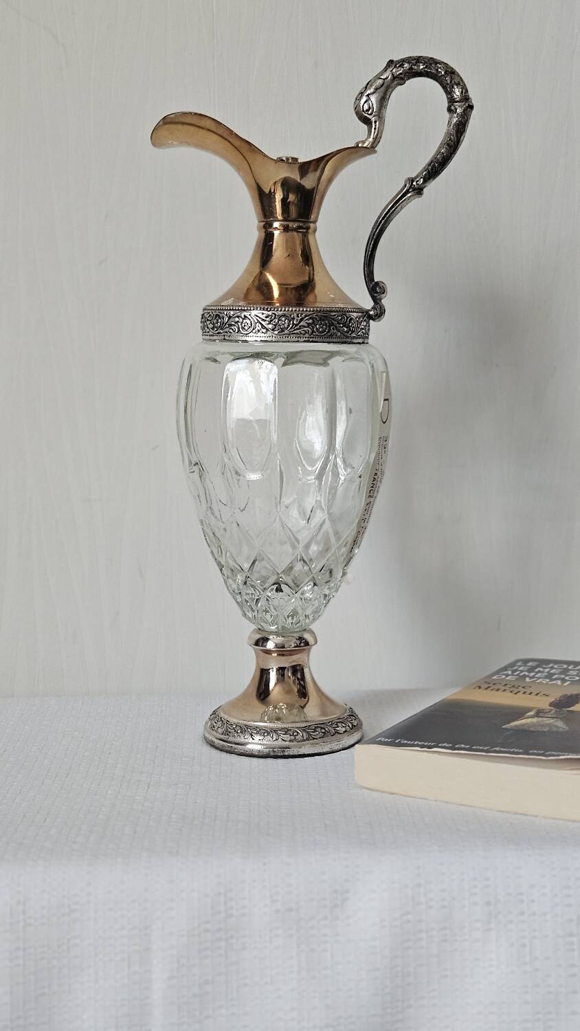 Vintage silver-plated Italian carafe