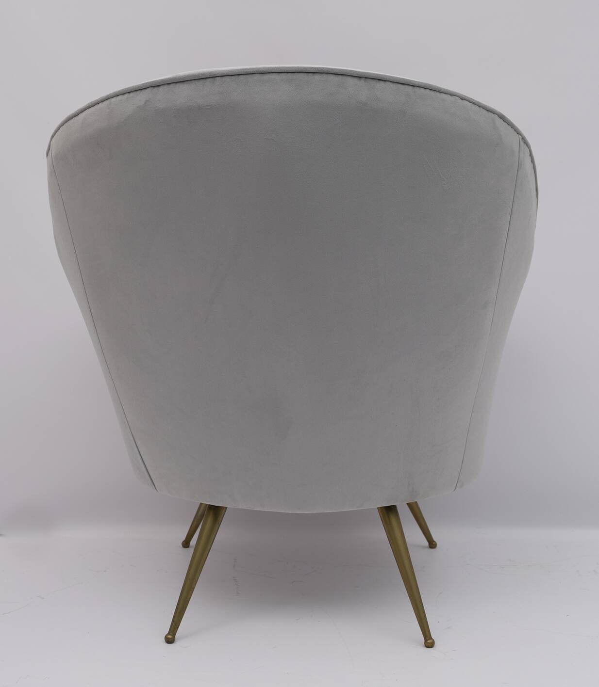 Canapé courbé et deux fauteuils italiens de style mid-century moderne de Federico Munari, 50