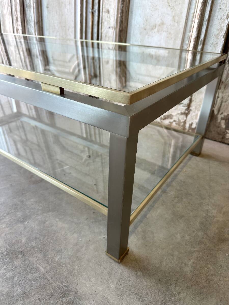 coffee table and pair of side tables by Guy Lefèvre for Maison Jansen