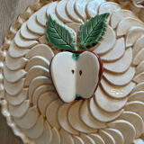 Plat à tarte de en barbotine