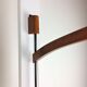 Applique vintage pendulaire scandinave teck 1960