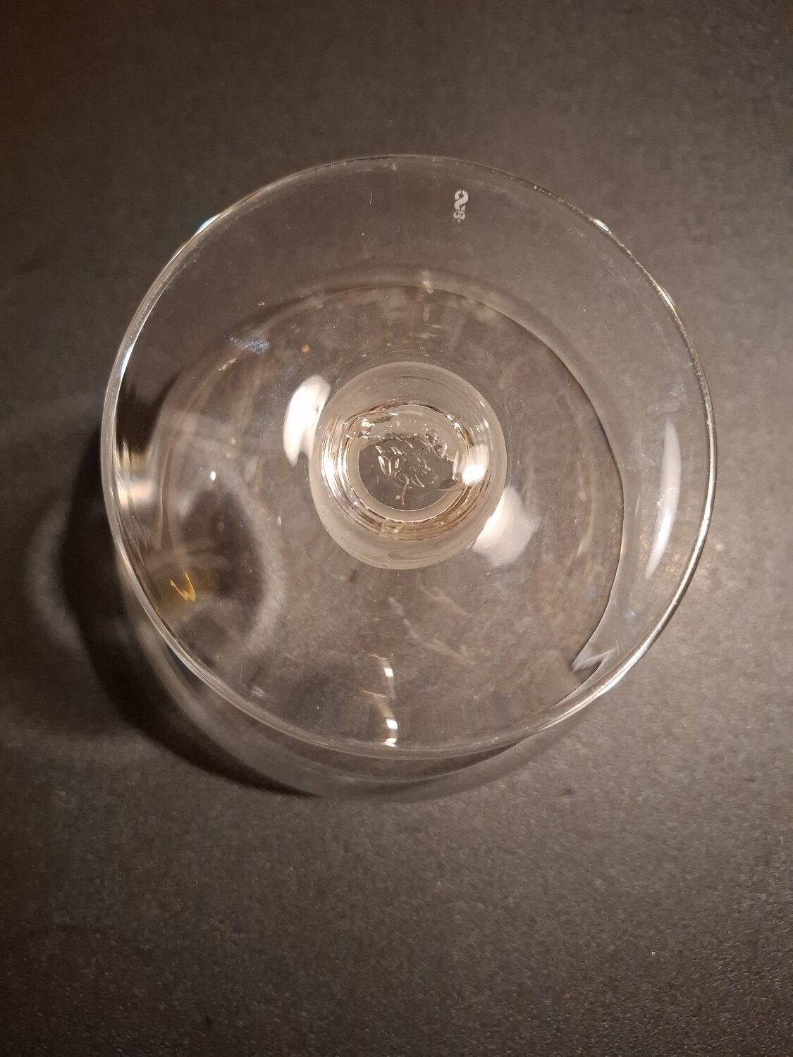 Crystal fruit bowl with 6 small bowls