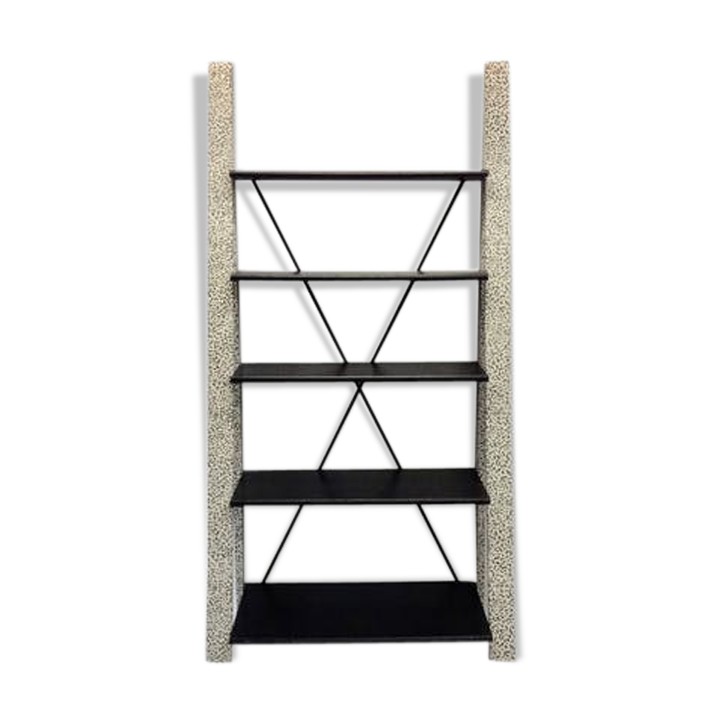 Memphis style bookcase