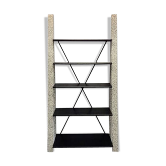 Memphis style bookcase
