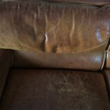 Canape leather Duvivier Made in France