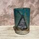 Handcrafted Raku ceramic vase