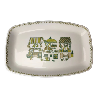 Figgjo Flint Norway "Market" Sandwich plate, Serving plate, Tray, Turi Design