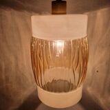 Vintage glass hanging lamp