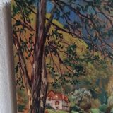 Oil on canvas by "M.Bélaÿ"