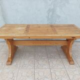 Solid pine farmhouse table