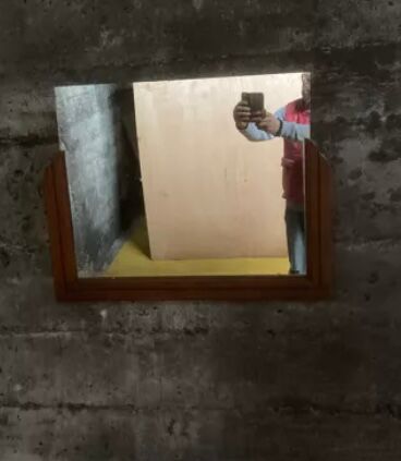 Art-deco mirror, 70x55 cm