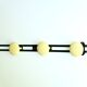 Black and yellow metal coat rack, 50s