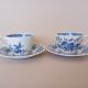 4 Ridgway (Staffordshire) blue "Windsor" English cups