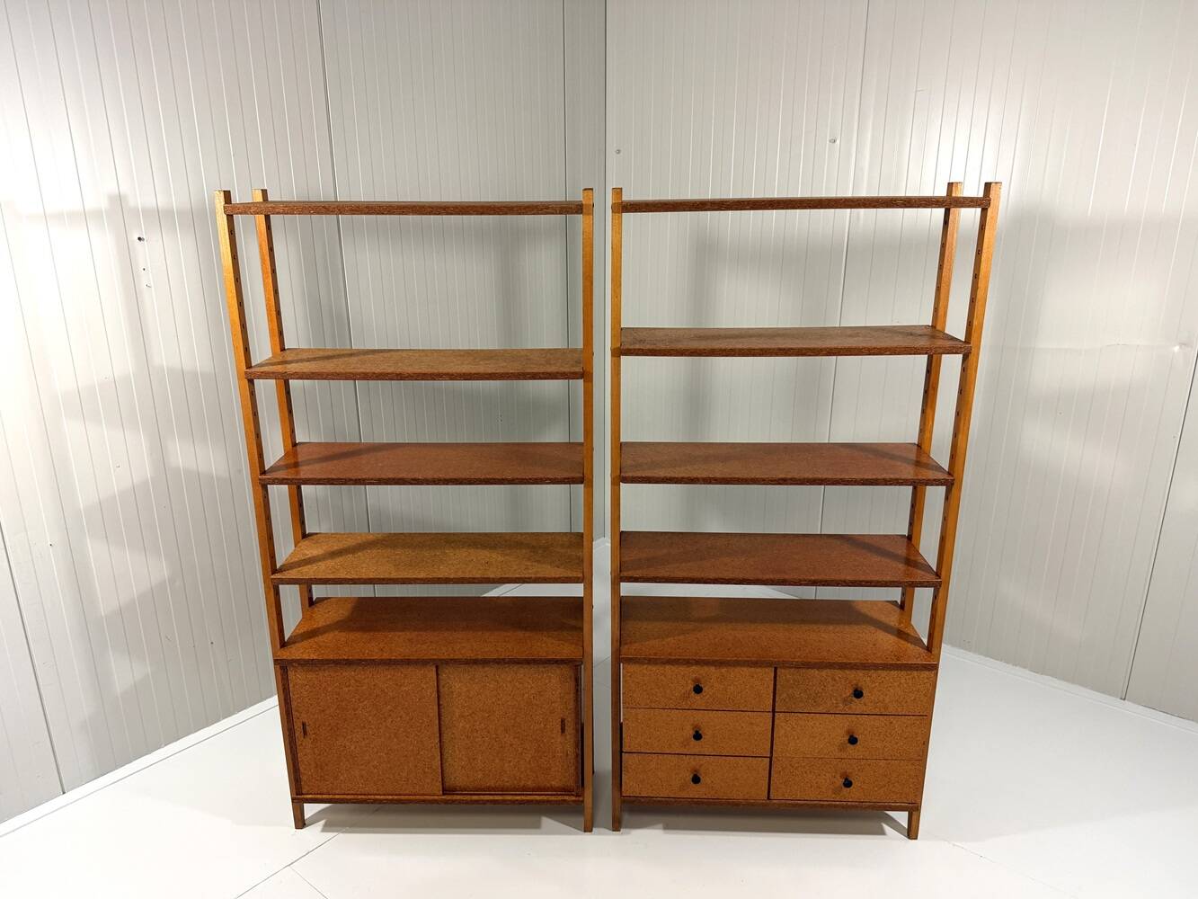 Pressed wooden wall units 1960’s