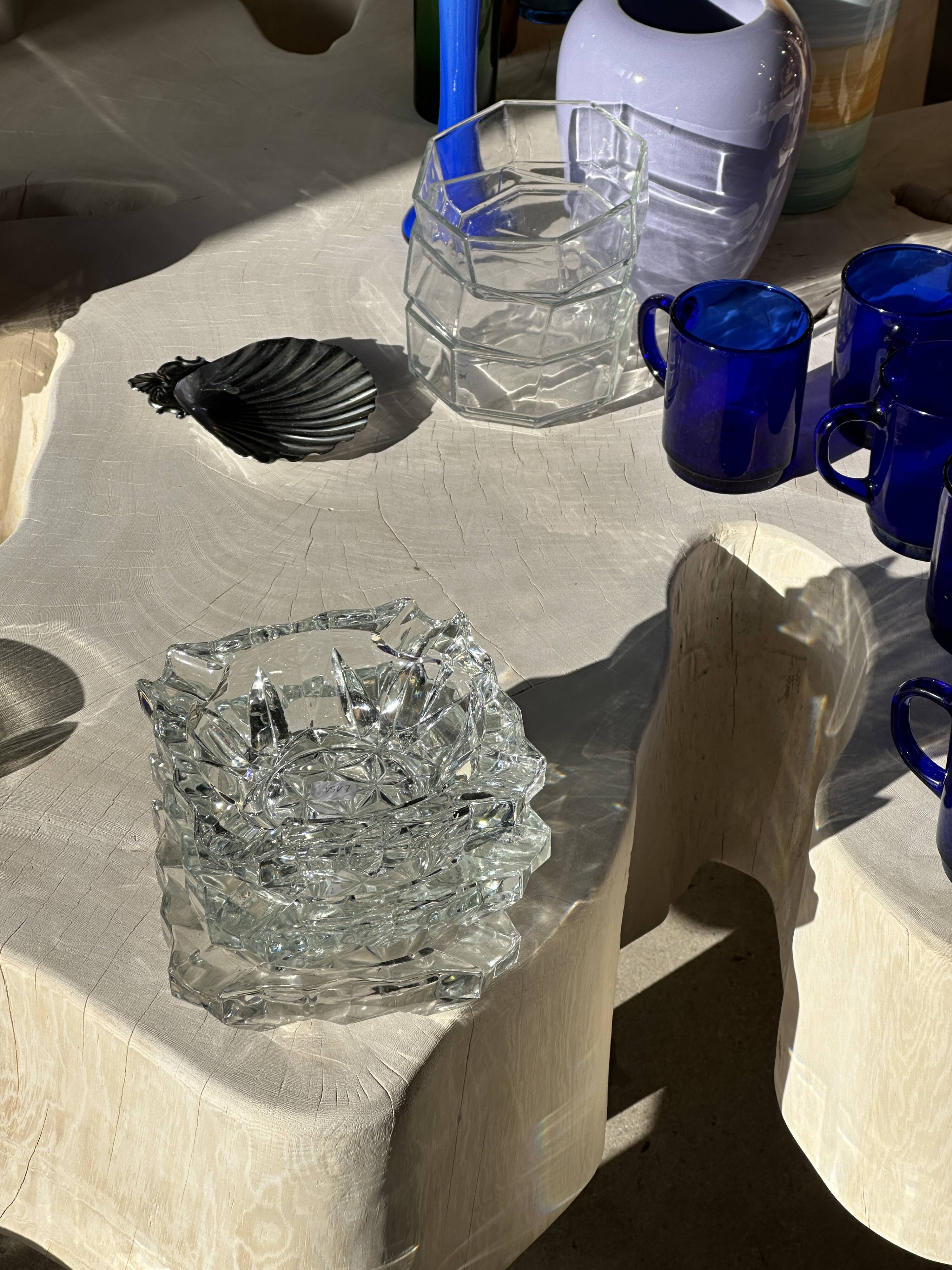 Large square ashtray large diamond tips