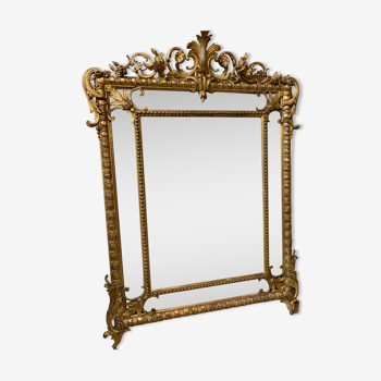 Miroir a pare close Napoleon III 145 cm X 103 cm