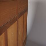 Bibliothèque Art Déco en bois de l'école de La Haye, années 1930