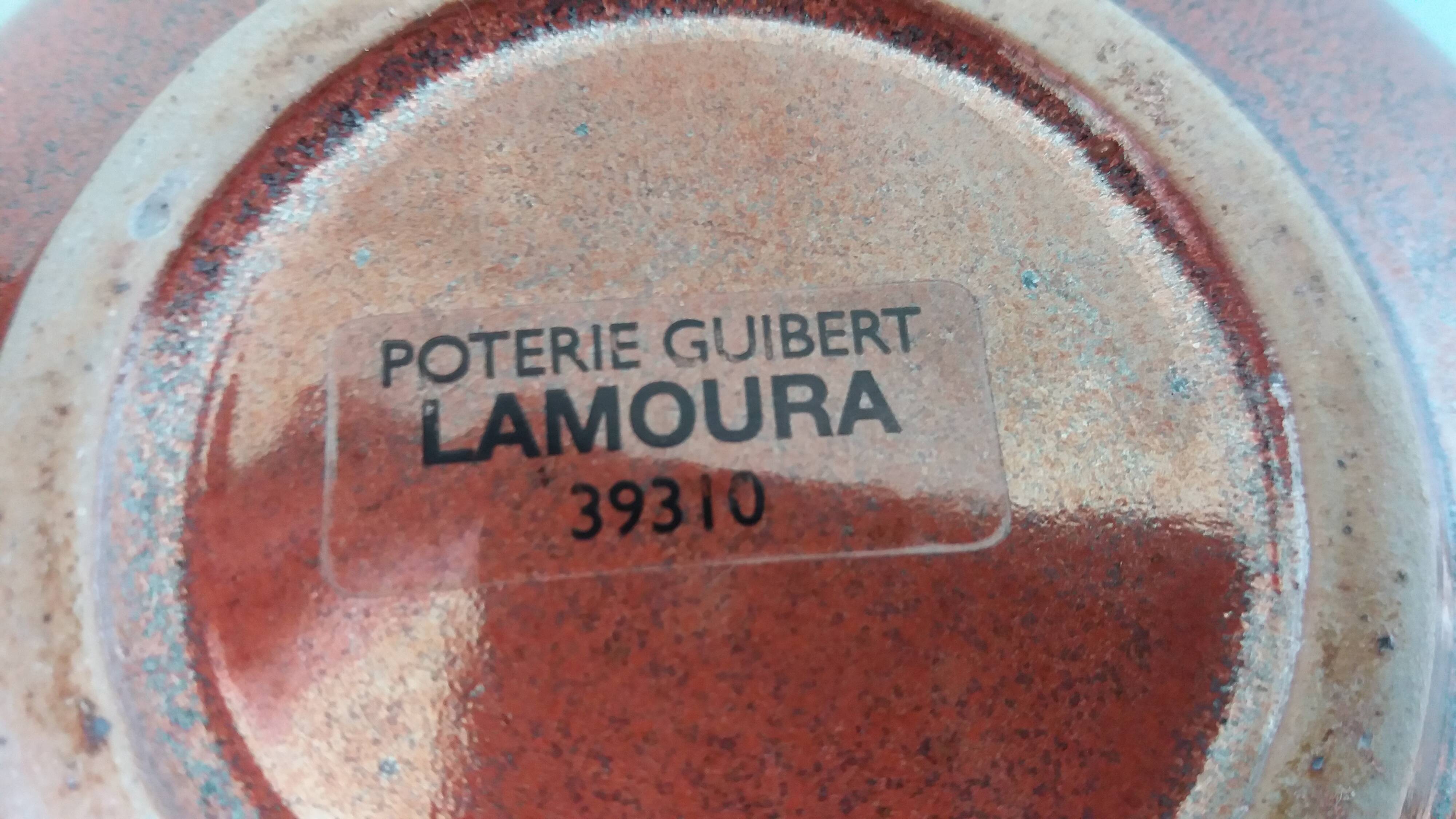 Teapot by Raymond Guibert, Lamoura, Jura, in Puisaye stoneware.