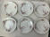 6 hollow porcelain plates floral decoration
