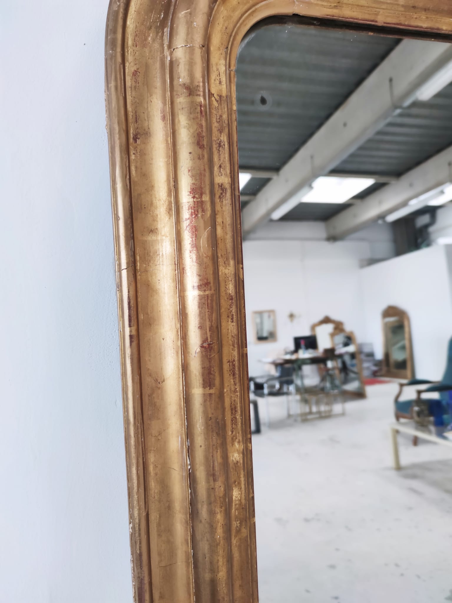 Gilded mirror louis philippe h style:1m66