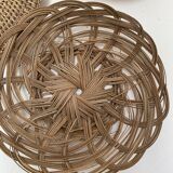 Wall composition of 5 wicker elements