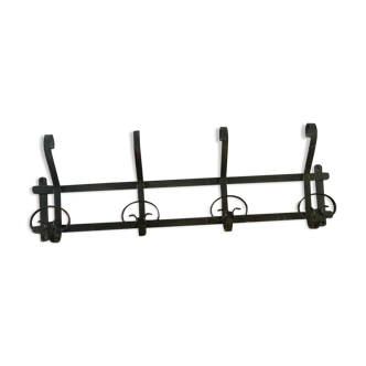 Wrought iron patère 68x 25 cm