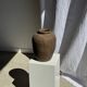 Borneo vase in beige terracotta H35 D23