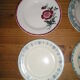 Set of 12 different flat plates