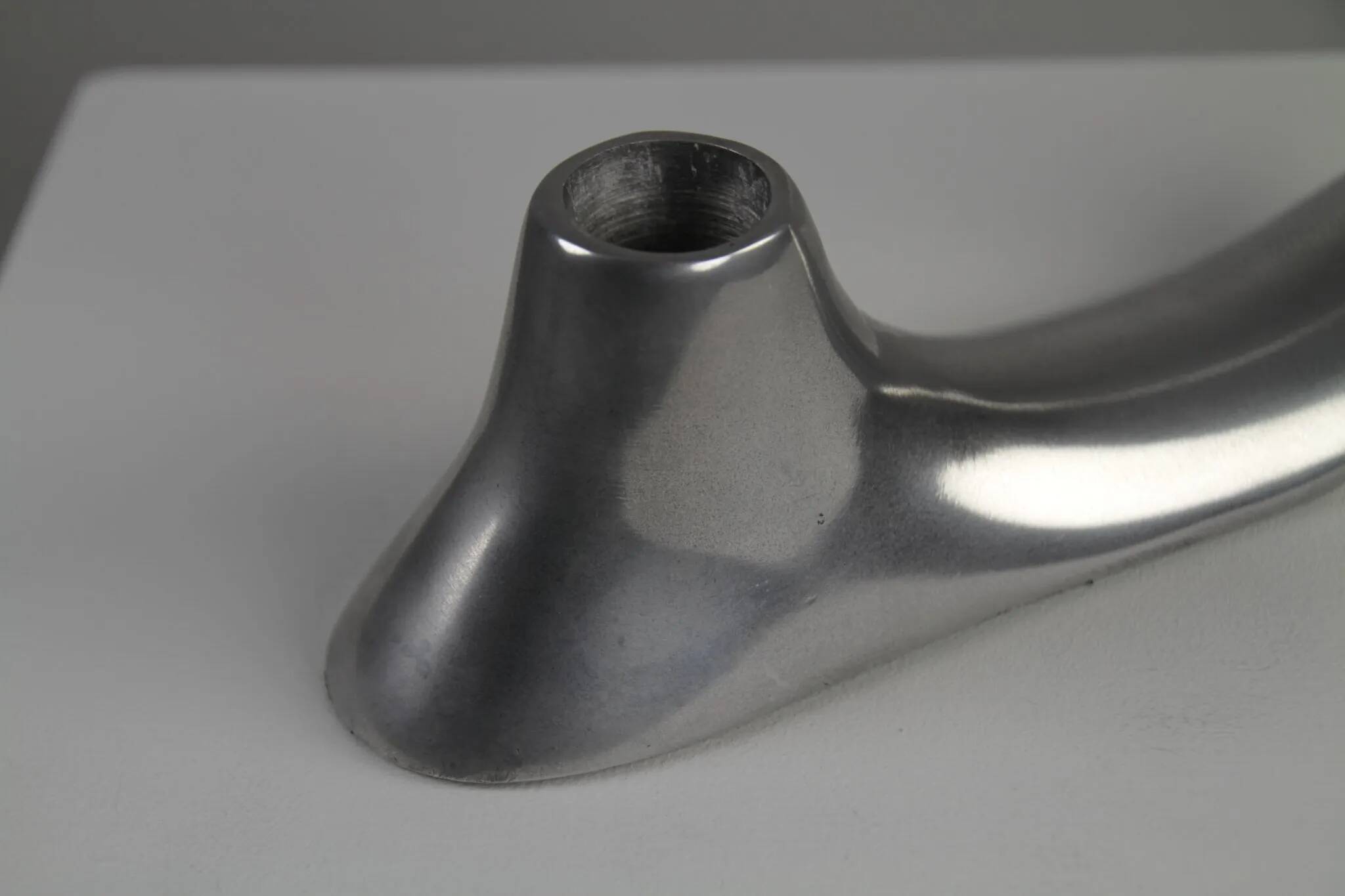 Cast Aluminium Two-Light Candle Holder – Sweden, 1970s