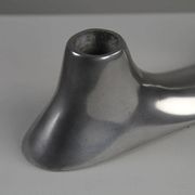 Cast Aluminium Two-Light Candle Holder – Sweden, 1970s