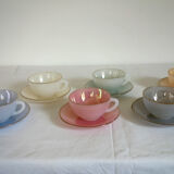 Set of 6 coffee cups model Harlequin, vintage Arcopal