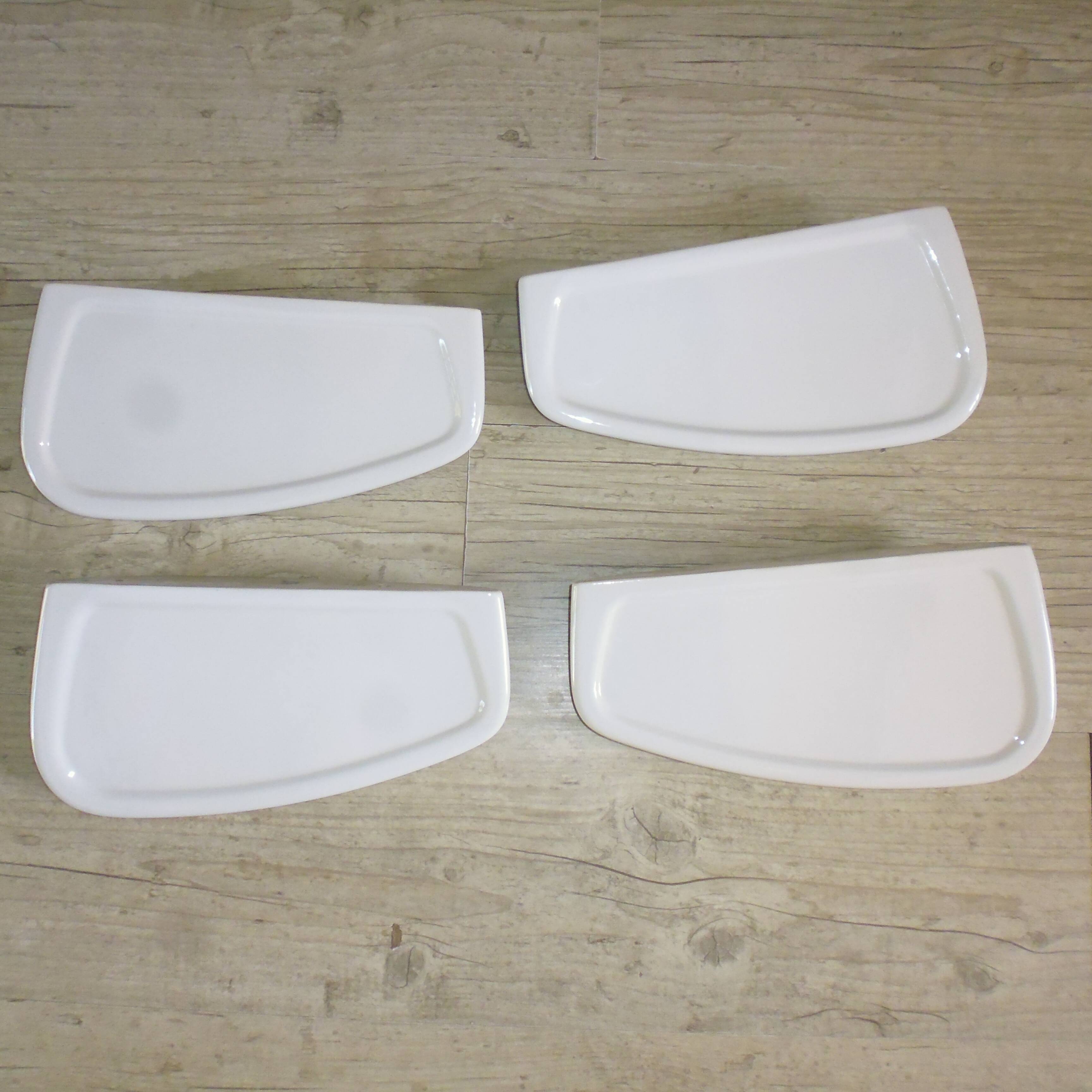 Set of 2 shelves vintage bathroom shelves 50s