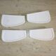 Set of 2 shelves vintage bathroom shelves 50s