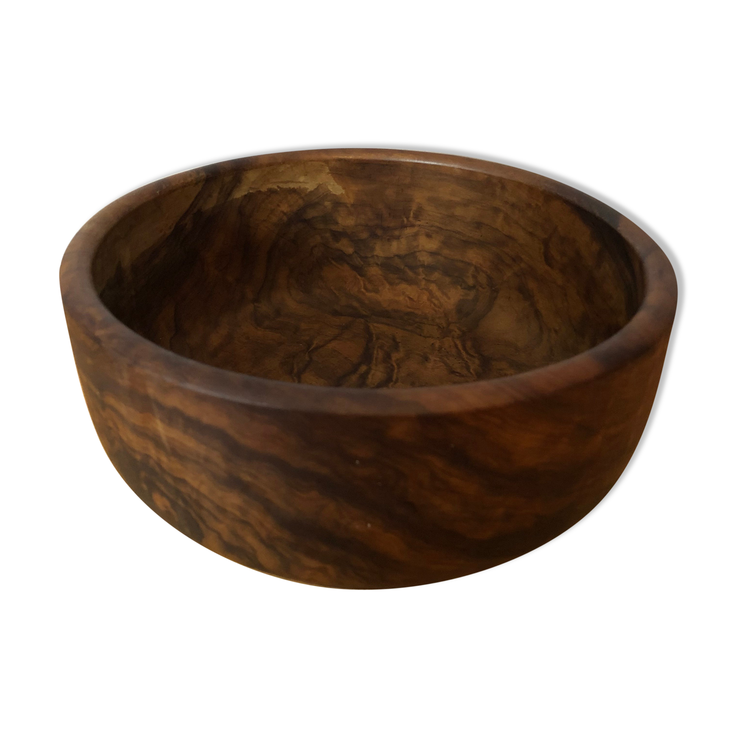 Ancient walnut salad bowl