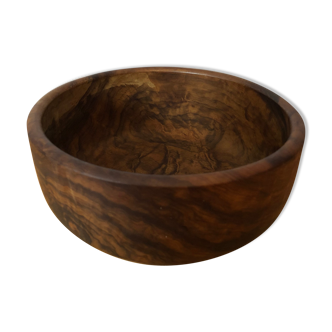 Ancient walnut salad bowl