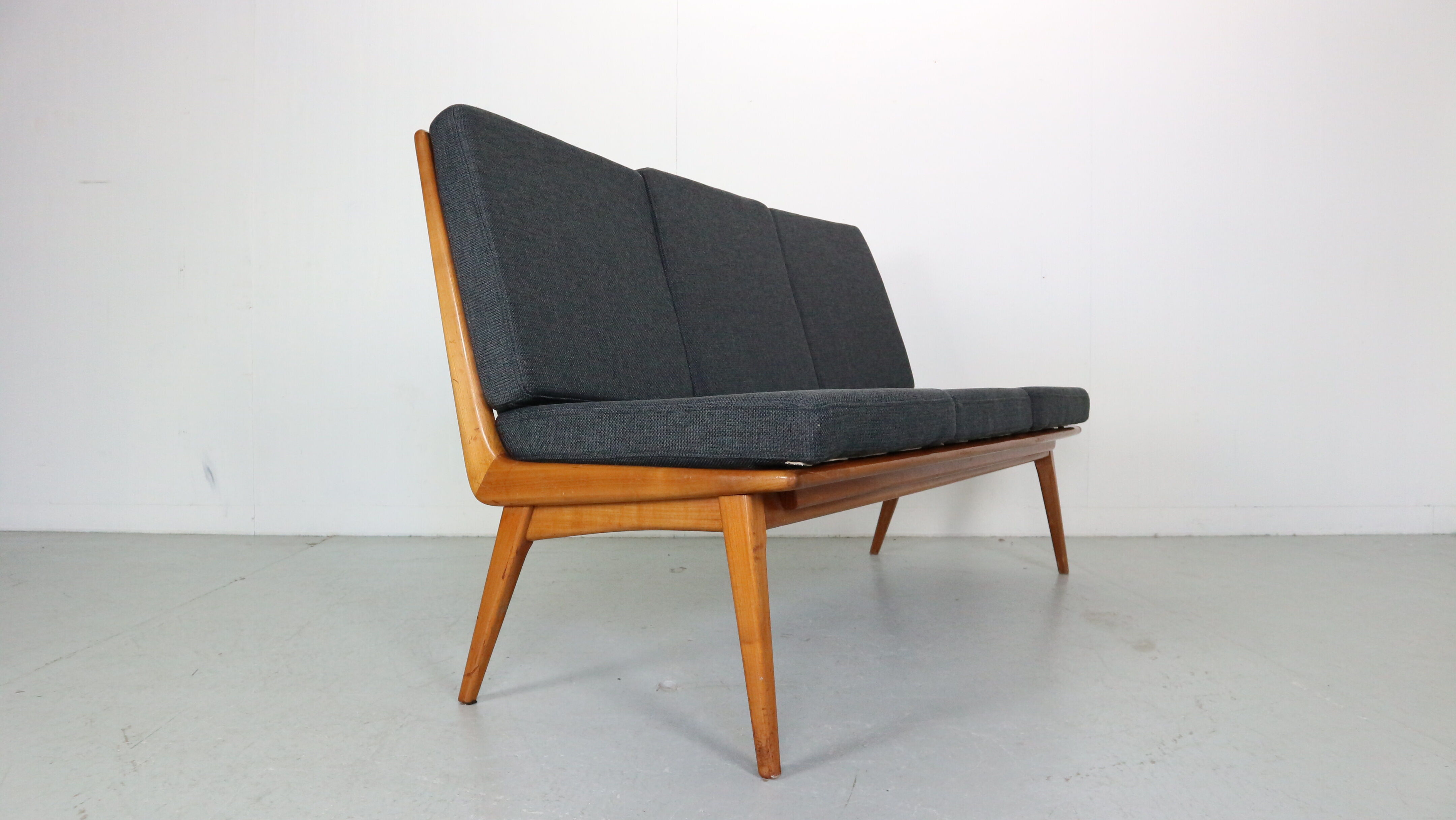 Mid-Century Modern Hans Mitzlaff 1950s Boomerang Sofa for Eugen Schmidt, 1950's