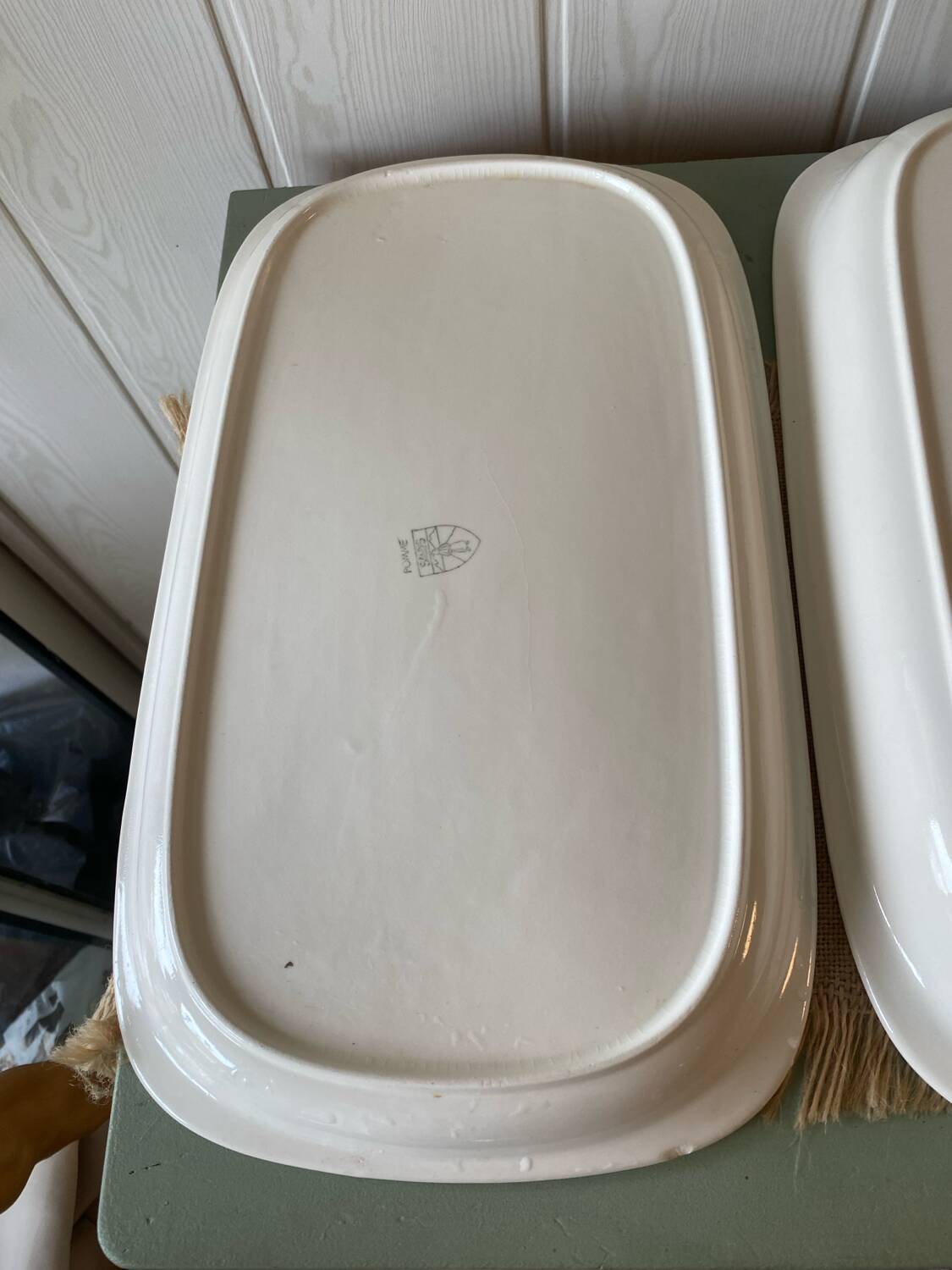 Grands plats vintage Salins 60s